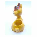 PANCIKAA Deer And Elephant Resin Succulent Planter Flower Pot Handicraft Pack of 2 Indoor Outdoor Flower Pot Handicraft Planter, Plant Container Set (Multicolor Buddha Girl)