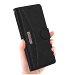 Teletel Professional Black Leather Finish Cards & Cash Wallet Magnetic Closure Cover For Nokia 8 |Mobile Case|Back Flip Cover