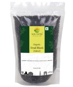 Soni Farms Organic Unpolished Kali Urad Dal Sabut / Urad Black Whole - 900 gm