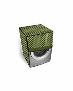 The Furnishing Tree Washing Machine Cover Check Military Compatible for Bosch 8 Kg Fully-Automatic Front Loading WAT24464IN