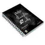 Askprints Hardcover Positive Thoughts Unrulled Wiro Spiral Notebook (15 X 21cm) (Positive Thoughts only)