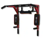 Hashtag fitness dips bar pull up bar for home for height increasing equipments-Red