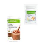 Herbalife Nutrition Weight Loss Combo With Formula 1 Shake mix Chocolate Flavor With Afresh Energy Drink Lemon Flavor Combo  (550 Grams)