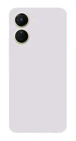 AsSkn Vivo Y16 White Matte Wrap Sticker Mobile Skin