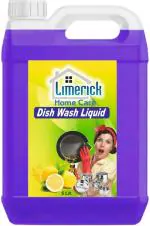 Limerick Dish Cleaning Gel Non Acidic Dish-Washing Liquid (Purple 5 Ltr) Dishwashing Detergent  (5 L)
