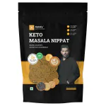 Ketofy - Keto Masala Nippat Snack (150g) | Ultra-Low Carb Keto Snacks | South Indian Nippattu/Chikki