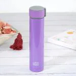 Cello Igo Stainless Steel, Double Walled, Vacusteel Water Flask,280 Ml, Purple