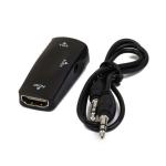 Microware VGA, Auxiliary, HDMI Adapter for Projector, Laptop, TV, Monitor, PC, DVD Player, Tablet