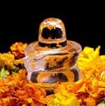 Navyaksh- Amazing India Shivling God Shiva Lingam Protection Wealth Prosperity Healing Crystal Energy 2 inches Decorative Showpiece - 5 cm (Crystal, White)