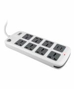 Zebronics PS7520USB Extension Socket with 7 sockets and 2 USB Ports with 4.8 Meters Power Cable