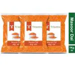 Trinetra Red Masoor Dal 3 kg (1Kg X 3 Pack)
