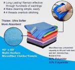 Shopimoz Microfiber Cloth for Car Cleaning (Pack of 3, Size: 40 x 40 cm) Multicolor