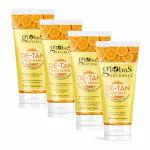 Globus Naturals De-Tan Face Wash, Face Cream, Face Scrub & Face Pack Combo (400gm, pack of 4, 100gm Each)