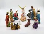 BAKA Resin Nativity/Crib Idols (Mary, Joseph, Baby Jesus, Angel, Wise Men, The Shepherd, animals)