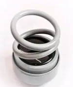 Zep+ Solar Power Rotating Car Air Freshener Perfume, with Organic Fragrance (Silver, Plastic)