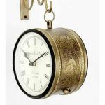AntarYuga Design 14 Iron Traditional Station Clock Double Side Railway, 6 Inch