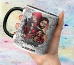 NH10 DESIGNS Money Heist Characters Printed Coffee Mug for Boys Kids Girls Birthday Gift for Friends Money Heist Series Mugs for Return Gift Series Tea Cups (Ceramic Mug-350ml) - Series3TM 02