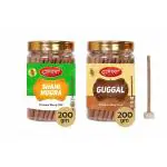 SHYAM CHARAN Dhoop Sticks of Shahi Mogra and Guggal with Stand Pack of 2 Jar (240 Sticks)