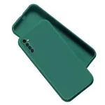 A rtistque Liquid Silicone Flexible with Camera Protection Soft Back Cover Case for Realme 6 / Realme 6i - Green