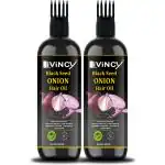 Livincy Onion Hair Fall Control, Hair Growth Hair Oil For Men And Women 100 Ml Each (Pack Of 2)