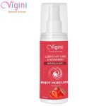 Vigini Strawberry Flavoured Lubricant Luber Massage Gel for Men & Women | Water-Based | Non-Staining Washable I 50 ml (Pack of 1)
