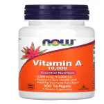 NOW Foods, Vitamin A, 10,000 IU, 100 Softgels