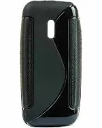 A ACCESSORIES KART Nokia 105 Black Silicon Edge Protection Back Cover