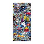 Mudshi Designer Skin Sticker Compatible for Samsung Galaxy A03S (Perfect fit and specially designed) (Product Code : NDE-21104)