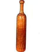 BLOXN Wooden Indian Clubs, Clubbell, Karla Kattai for Exercise, Indian Club Mugdar (4 KG)