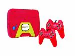 Sameo Little Master 8 Bit Gaming Console for TV | 2 USB Joysticks | Exciting 999999 in 1 Built-in Games | Ideal for Adults, Kids, Boys, Girls | 6 Months Warranty - (Red)