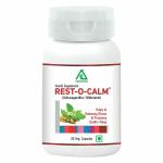 Aplomb Rest-O-Calm with Shoden Ashwagandha and Melatonin 10 mg, For Deep Quality Sleep, Stess and Anxiety Relief for Men and Women (30 day pack with 30 capsules)