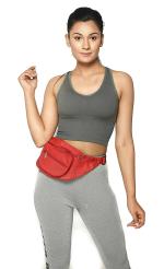 Aspenleather 218 GOAT RED Red Leather Waist Bag