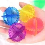 KITCHUB Washing Machine Ball Durable Cloth Cleaning Ball Laundry Ball for Household Cleaning Washing Machine Clothes Softener Wash Laundry Dryer Ball (Pack of 4, Silicone)