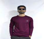 RAJ LAXMI FAISHON Men Solid Full Sleeve Cotton Blend Round Neck Regular Fit t-shirt-a67