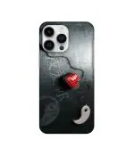 Casotec Chinnese Yin and Yang Design 3D Printed Hard Back Case Cover for Apple iPhone 14 Pro Max
