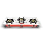 Prestige Sleek Stainless Steel LPG Gas Stove 3 Burners