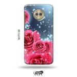 Tweakymod Printed Flowers Back Cover for MOTO G6
