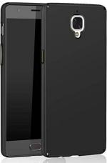 XOVO Back Cover for OnePlus 3 (Black, Dual Protection, Silicon, Pack of 1)
