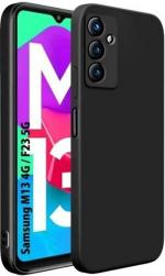 MOZETTE Back Cover for Samsung Galaxy F13, SAMSUNG Galaxy M13 4G, SAMSUNG Galaxy F13, Samsung Galaxy M13 4G (Black, Dual Protection, Silicon, Pack of 1)