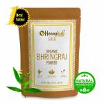 Hennahub Gold Bhringraj Powder for Hair mask Pack 100 gm Pack | Natural Hair Care product