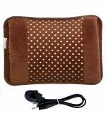 MOBONE Velvet Pocket Heating Gel Bag With Fur Electric 1 L Hot Water Bag (Multicolor)