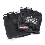 AKSMIT Knighthood Half Finger Riding Gloves Black Riding Gloves