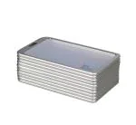 iDJET Metal ID Card Holder (10 Holders, Silver)