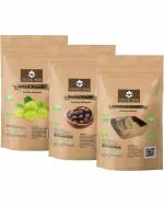 VEDICINE Pure And Natural Amla Reetha Shikakai Powder for Hair Mask (150gmx3)