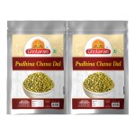 Ghotaram Namkeen Chana Dal | Podhina Mint Pudina Chana Dal Nimbu Dhaniya Pudina Chana Dal Namkeen Snack Made In Healthy Ground Nut Oil | Cocktail Chakhna Party Namkeen Snacks-350g*2Pack