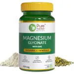 Pure Nutrition Magnesium Glycinate tablets for Bone and Muscle Health - 60 Veg Tablets