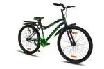 GANG CATCHER UG Non-Suspension V-Brake Single Speed with IBC 24T (Frame : 14 Inches) Mountain Cycle (Black,Green)