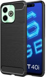 WEBKREATURE Mobile cover for Infinix Hot 40i (Black, Shock Proof, Pack of 1)