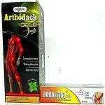 herbshd ARTHODACK GOLD MALT & PARALTOL GEL for quick pain relief (combo pack )