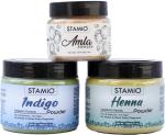 Stamio Henna , Indigo And Amla Powder